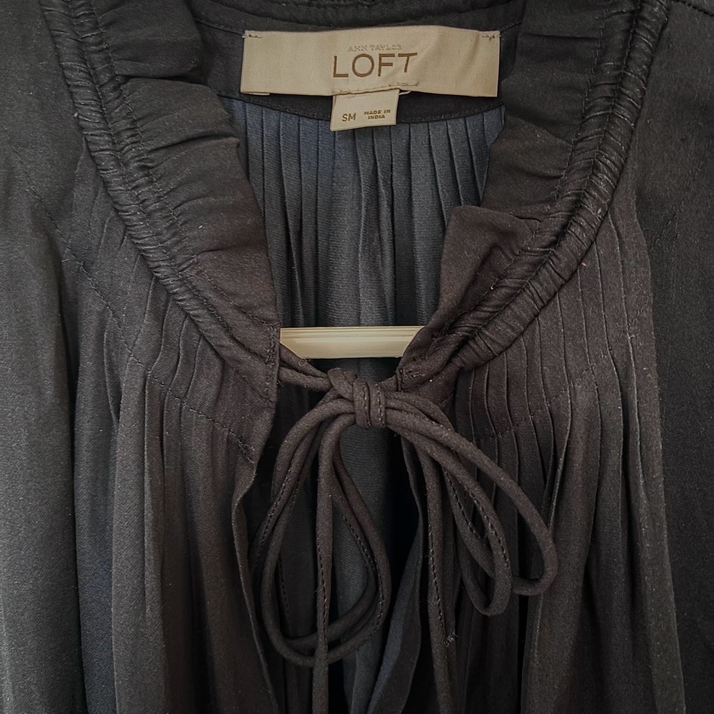 LOFT Maternity Navy Sleeveless Top | S